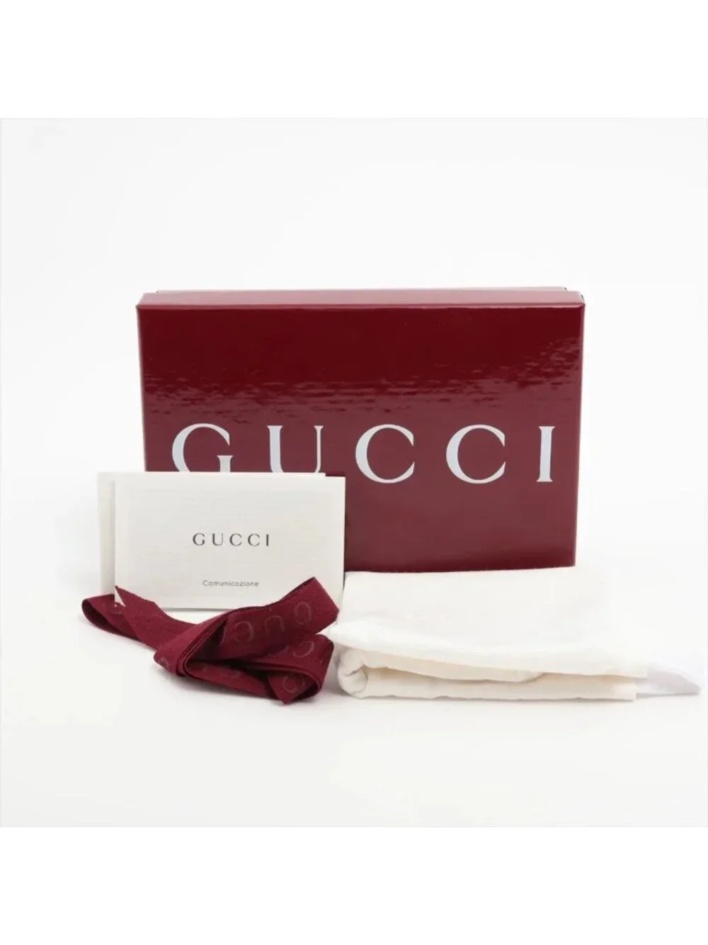 Gucci GG Emblem Compact Wallet Leather Bifold Pink